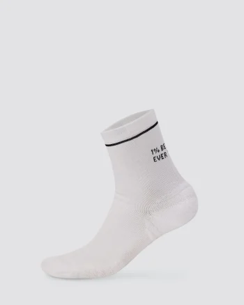 Clearance LSKD 1% Better Performance Quarter Socks White Black