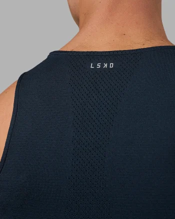 Sale LSKD AeroFLX+ Seamless Tank Navy/Navy
