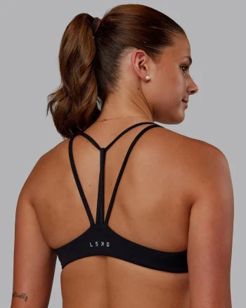 Best LSKD Agile Sports Bra Black