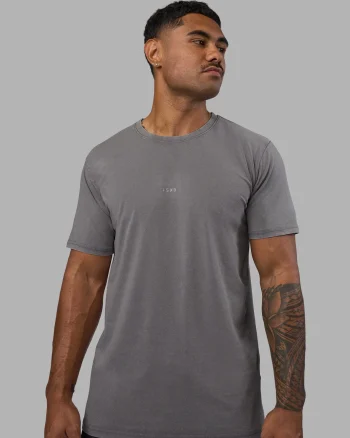 Sale LSKD Base FLXCotton Tee Storm Front Washed
