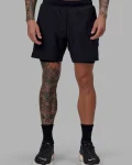 New LSKD Challenger 6" Lined Performance Shorts Black