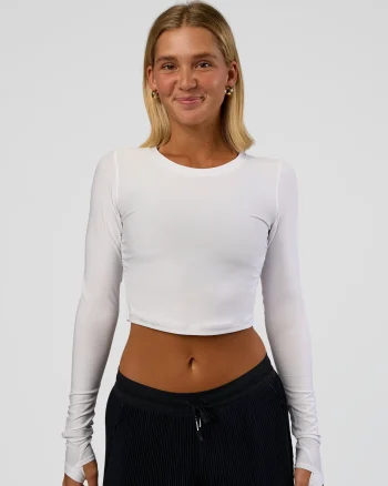 Online LSKD Clarity Long Sleeve Tee White