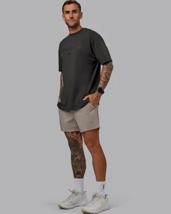 New LSKD Daily 5" Shorts Shale Beige