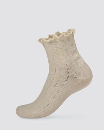 Outlet LSKD Frill Quarter Sock