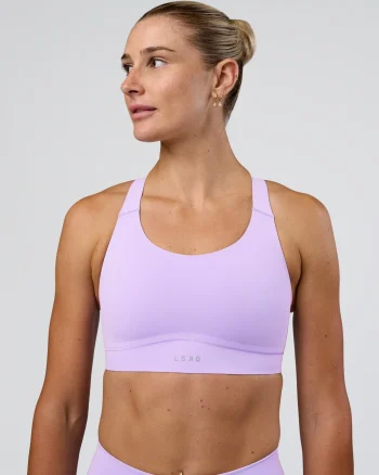 Discount LSKD Fusion Sports Bra 2.0 Pale Lilac