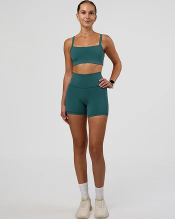 Hot LSKD Fusion Ultra High-Rise 4" Short Pockets Transformative Teal