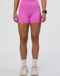 Clearance LSKD Fusion Ultra High-Rise 4" Short Pockets Ultra Fuchsia