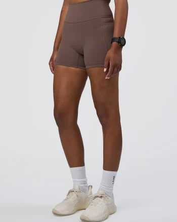 Sale LSKD Fusion Ultra High-Rise 4" Short Pockets Peppercorn