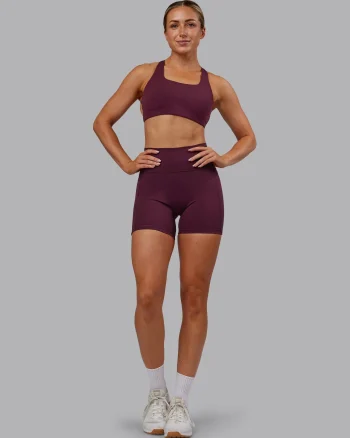 New LSKD Fusion Ultra High-Rise 6" Short Pockets Cherry Lacquer