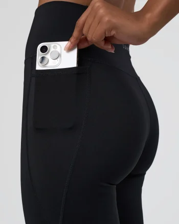 Best LSKD Fusion Ultra High-Rise Flared Tall Legging Pockets Black