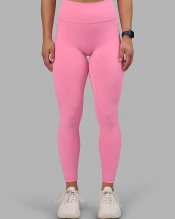 Clearance LSKD Fusion Ultra High-Rise Full Length Legging Pockets Candy Pink