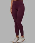 Discount LSKD Fusion Ultra High-Rise Full Length Legging Pockets Cherry Lacquer