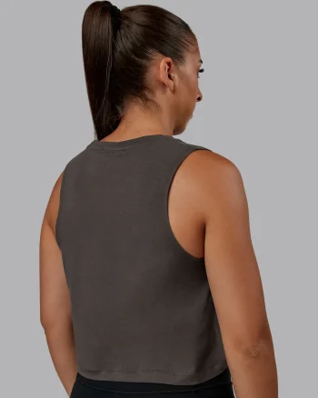 Hot LSKD Go-To FLXCotton Tank Dark Storm White