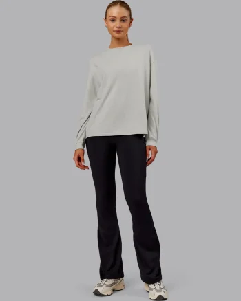 Fashion LSKD Go-To Long Sleeve FLXCotton Oversized Tee Digital Mist White