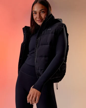 Online LSKD Go-To Puffer Vest Black