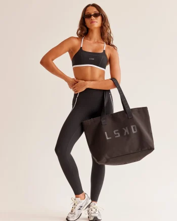 Hot LSKD Hold It All Canvas Tote Black