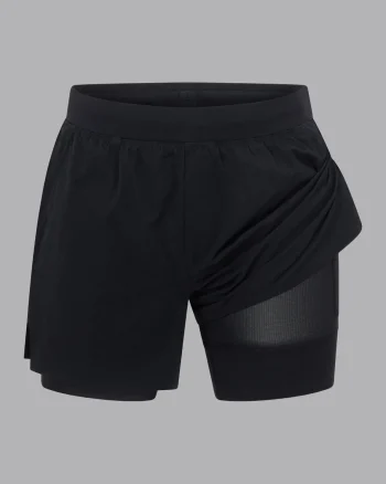 Best LSKD Hybrid Lined 5" Short Black Reflective