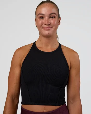 Sale LSKD Ignite High Neck Tank Black