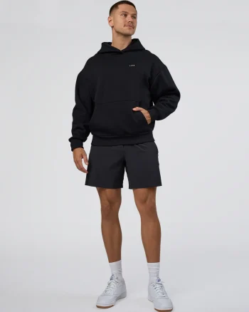 Best LSKD Lifting Unisex Oversized Hoodie Black Flame