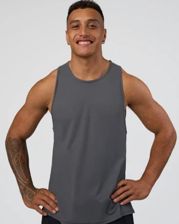 Best LSKD Mens Cadence Tank Dark Storm