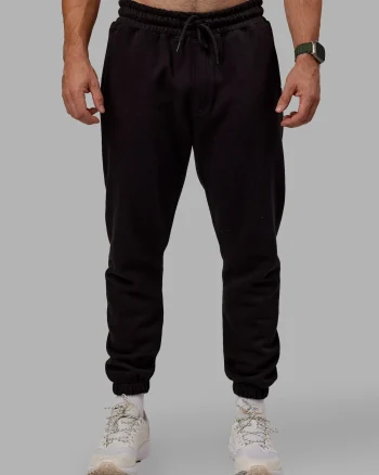 Discount LSKD Mens MVP Cuffed Track Pants Black