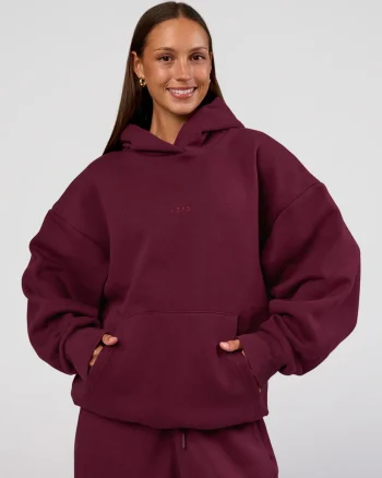 Sale LSKD MVP Oversized Hoodie Cherry Lacquer