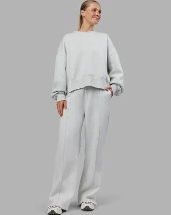 Discount LSKD MVP Wide Leg Track Pant Digital Mist