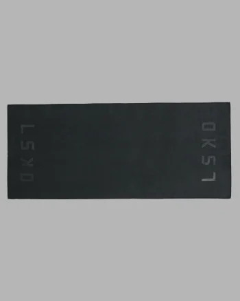 New LSKD Perform Microfibre Lightweight Towel Medium Black
