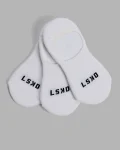 Hot LSKD Performance No Show 3 Pack Socks White