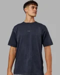 Outlet LSKD Power Oversized Tee Pirate Black Washed
