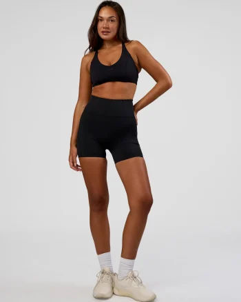 Hot LSKD Progression Ultra High-Rise 4" Short Black