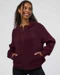 Fashion LSKD Pursue Mid-Weight Hoodie Cherry Lacquer