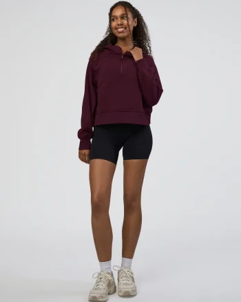 Fashion LSKD Pursue Mid-Weight Hoodie Cherry Lacquer