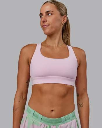 Online LSKD Race Day Sports Bra Marshmallow