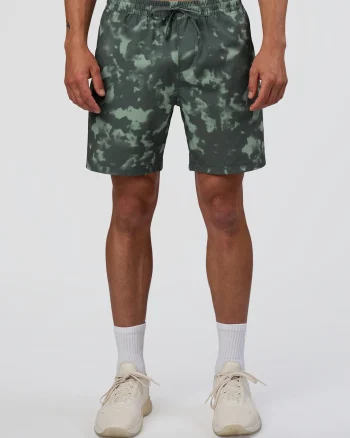 Clearance LSKD Rep 7'' Performance Short Washed Camo Carbon