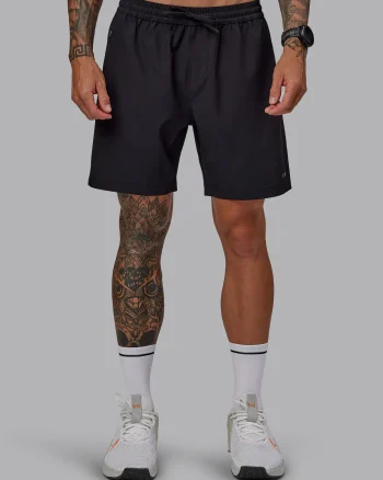 Best LSKD Rep 7" Performance Shorts Black White