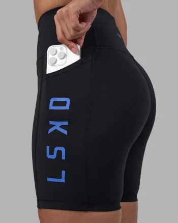 Fashion LSKD Rep Ultra High-Rise 6" Short Pockets Black Power Cobalt