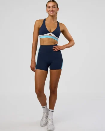 Best LSKD Revitalise Ultra High-Rise 4" Short Future Navy Multi