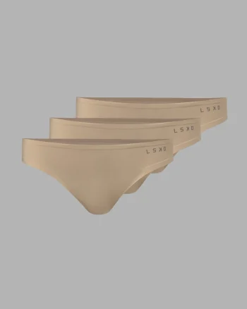 Fashion LSKD Seamless G-String 3 Pack Off White