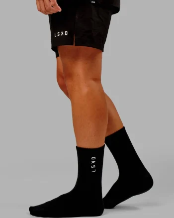 Outlet LSKD Signal Crew Socks 3 Pack 2.0 Black White