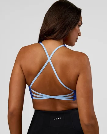Online LSKD Stellar Sports Bra Power Cobalt