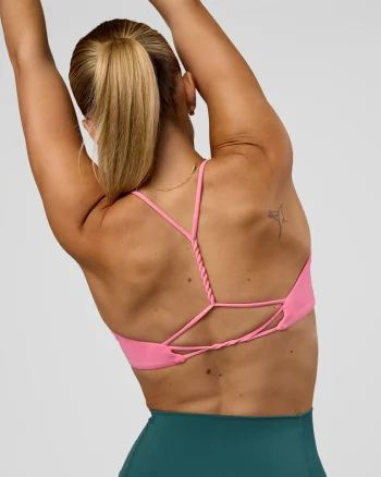 Online LSKD Twister Sports Bra Candy Pink
