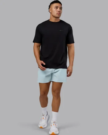 Best LSKD Unisex RUN CLUB FLXCotton Tee Oversize Black Reflective