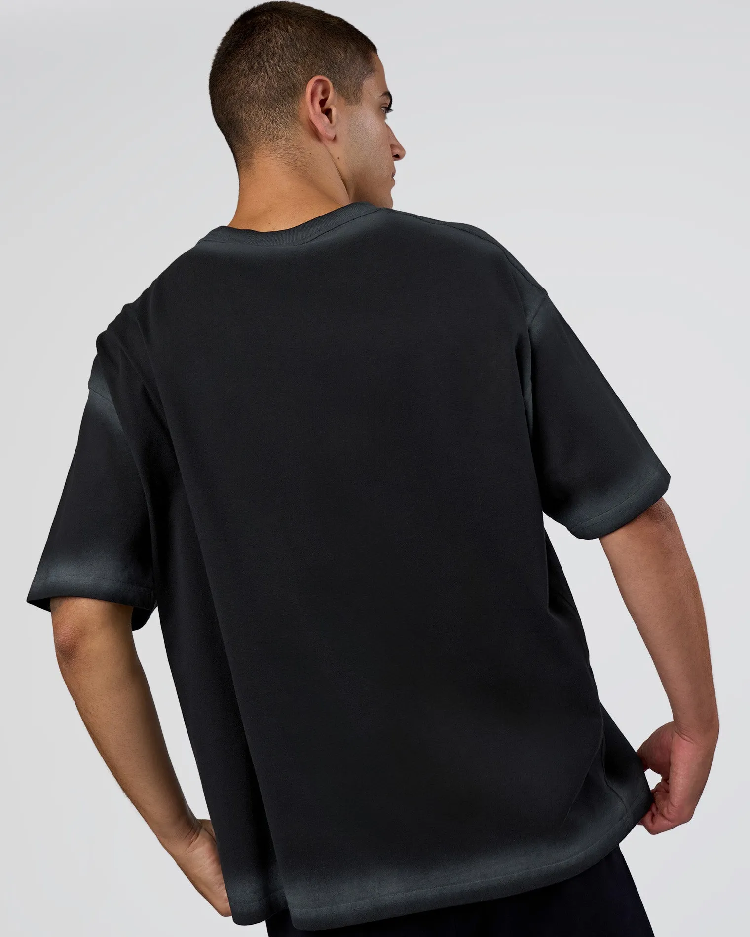 urban-blur-heavyweight-unisex-SiZHEduR-2.webp Online LSKD Urban Blur Heavyweight Unisex Oversized Tee Black Dark Storm