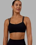 Discount LSKD Vantage Sports Bra Black
