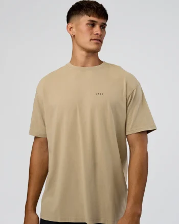 Hot LSKD We Love This FLXCotton Oversized Tee Greige Washed Black