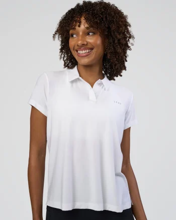 Fashion LSKD Women's Drive Polo White