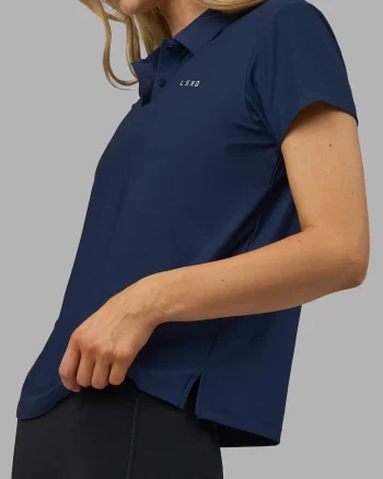 Online LSKD Women's Drive Polo Future Navy