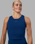 Clearance LSKD Womens Base Tank Midnight Blue