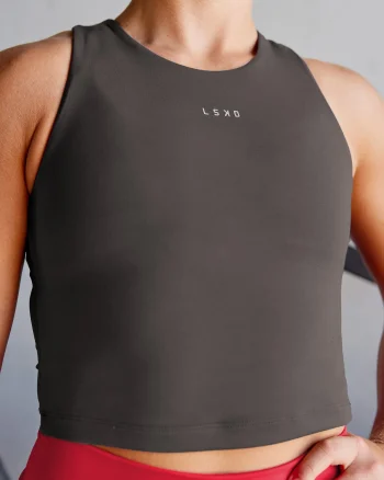 Outlet LSKD Womens Base Tank Dark Storm